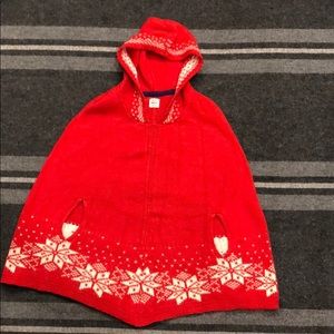 Mini Boden sweater poncho
